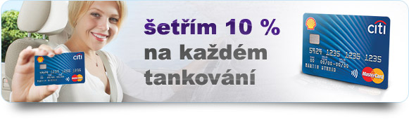 Chci ušetřit 3,50&nbsp;Kč při každém tankování! >>